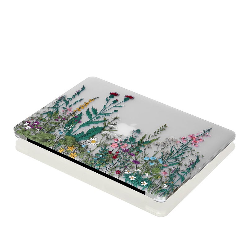 iDonzon Case for MacBook Pro 16 inch (A2141, 2020 2019 Release), 3D Effect Matte Clear See Through Hard Cover & Keyboard Cover Compatible Mac Pro 16 inch with Touch Bar and Touch ID - Garden Flower - Image 4